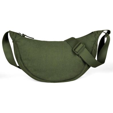 Damen Crossbody Schultertasche Verstellbarer Schultergurt Reißverschluss