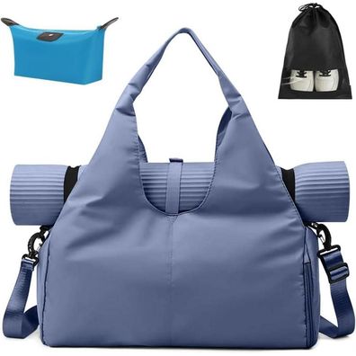 Aucuu Sporttasche Yoga Reisetasche Schuhfach Nassfach Groß Gym Tasche