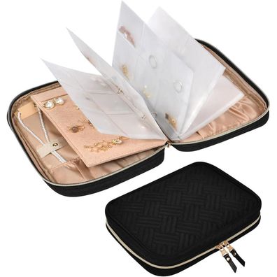 Schmuck Organizer Tasche, Reise Schmucktasche, Schmuckaufbewahrung Uhren Ohrring