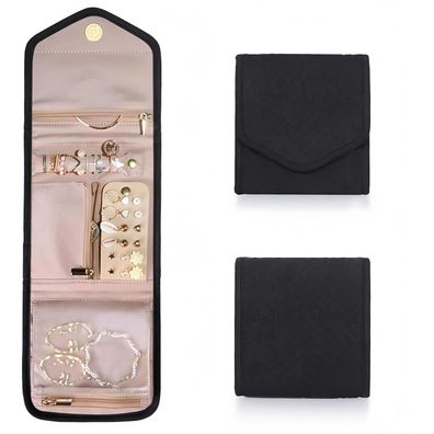 Schmuck Organizer Tasche Reise Schmucktasche Uhren Ohrring Ringe Armbänder