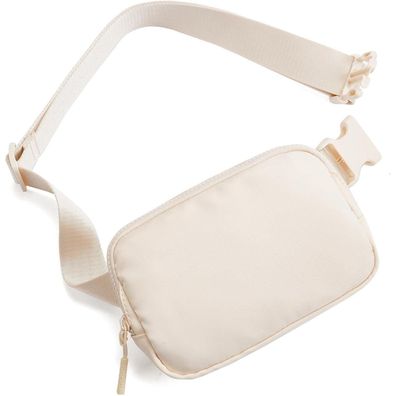 Telena Bauchtasche Damen Herren beige Crossbody Bag wasserabweisend