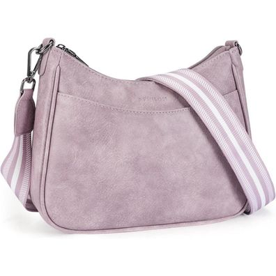 Aphison Klein Crossbody Bag blau Damen Umhängetasche veganem Leder