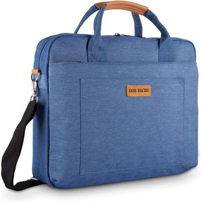DOB SECHS Laptoptasche 17-17.3 Zoll Dell Alienware MacBook HP, Blau