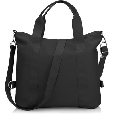 DOB SECHS Damen Handtasche Groß Wasserdicht Nylon Umhängetasche Hobo