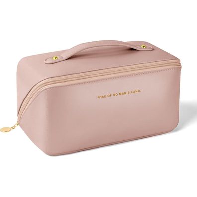 Aucuu Reise Kosmetiktasche PU Leder Make-up Tasche Große Kapazität wasserdicht