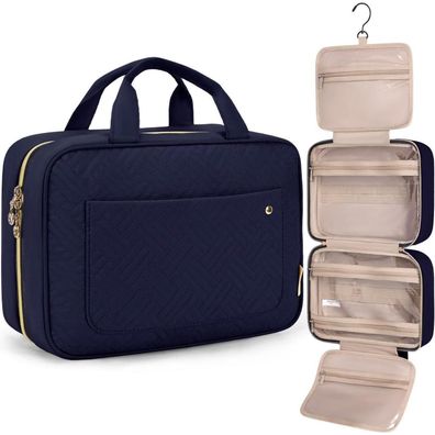 Kulturbeutel Reisetasche mit Haken zum Aufhängen, Make-up-Kosmetiktasche