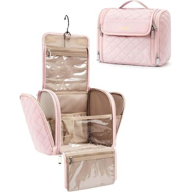 Bagsmart Make-Up Organizer Kulturbeutel Damen Aufhängen Kosmetiktasche