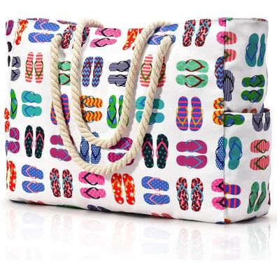Strandtasche Damen Groß Wasserdicht Tote Bag Handtasche Umhängetasche