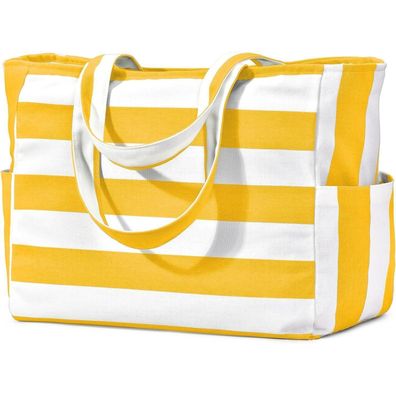 Strandtasche XXL Tote Bag Damen Umhängetasche Shopper Weekender