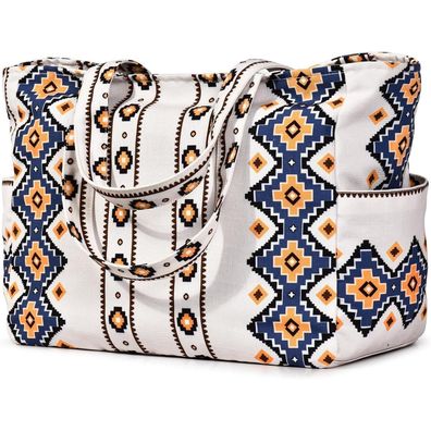 Strandtasche XXL Damen Handtasche Tote Bag Reißverschluss Wasserdicht