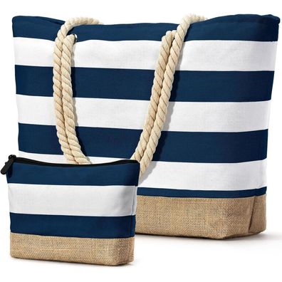 oscaurt Strandtasche XXL Shopper Tasche Damen Umhängetasche Wasserdicht Beach