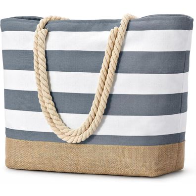 oscaurt Strandtasche XXL Damen Badetasche Wasserdicht Umhängetasche Beach Tote