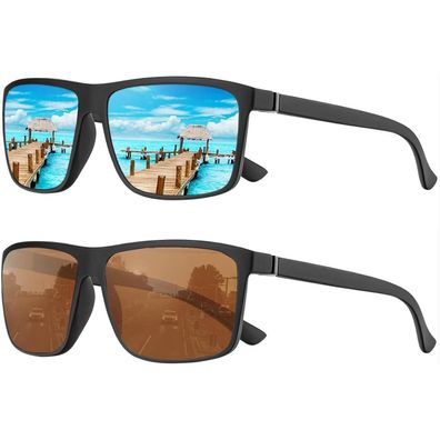 Sonnenbrille Pilotenform polarisiert UV400 klassisch Unisex