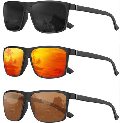 Polarisierte Sonnenbrille UV400-HD-Pilotobjektive für Herren/Damen