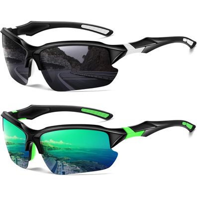 Sonnenbrille polarisiert UV400 Sport Fahrrad Herren Damen