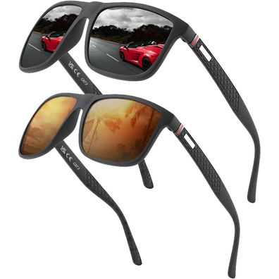 Sonnenbrille polarisiert Pilot Vintage Unisex UV400 TR90