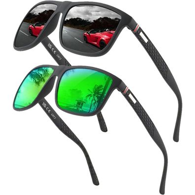 Sonnenbrille polarisiert Pilotenform Unisex UV400 TR90