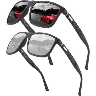Sonnenbrille polarisierte Pilotenform Unisex UV400
