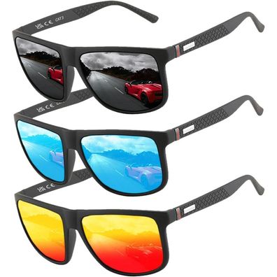 Sonnenbrille polarisiert HD Pilotenform Unisex UV400