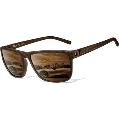 Sonnenbrille polarisierte Herren Damen Pilot ?l2?braun