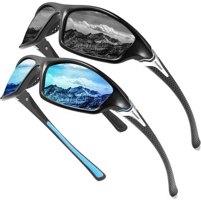 Sonnenbrille polarisiert Herren Damen Pilotenform TR90