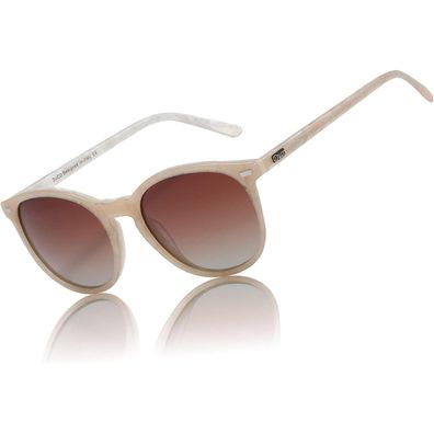 Damensonnenbrille retro polarisiert UV400 Acetatrahmen leicht