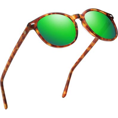 Sonnenbrille Damen polarisiert retro UV400 Acetatrahmen