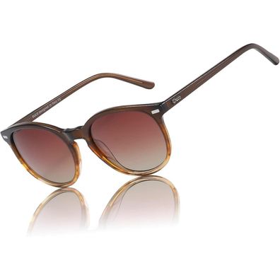 Sonnenbrille Damen Retro polarisierte UV400 Acetat