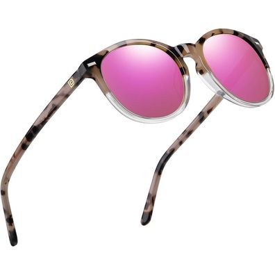 Sonnenbrille Damen retro polarisiert UV400 Acetat