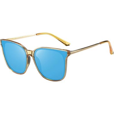Sonnenbrille Damen polarisiert UV400 rund