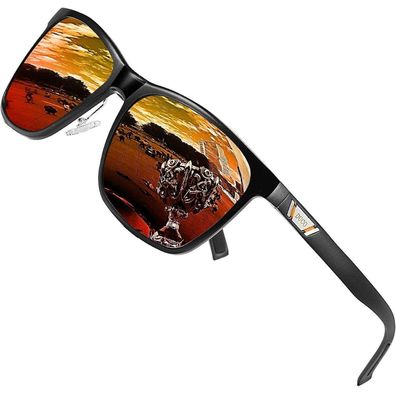 Sonnenbrille Retro polarisiert UV400 Al-Mg Rahmen