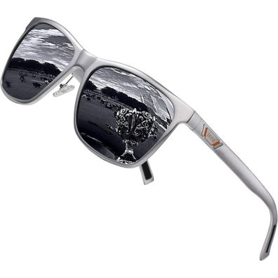 Sonnenbrille retro polarisiert UV400 Al-Mg Rahmen unisex