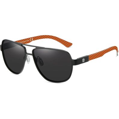 Sonnenbrille Herren polarisiert UV Schutz Kohlefaser Bügel