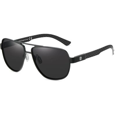 DUCO Polarisierte Sonnenbrille UV-Schutz Kohlefaser Herren Fahren 3051