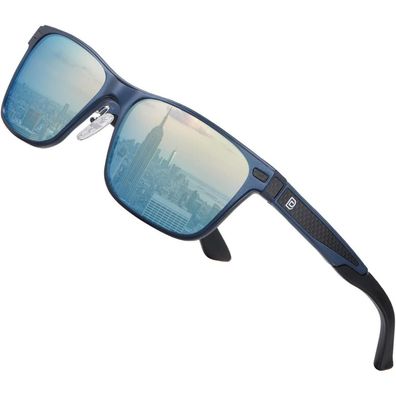 Sonnenbrille Herren polarisiert Retro Aluminiumrahmen UV400