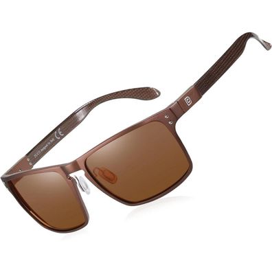 Sonnenbrille Herren polarisiert UV400 Kohlefaserbügel Sport