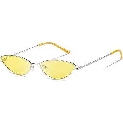 Sonnenbrille Damen retro polarisiert UV400 Metallrahmen