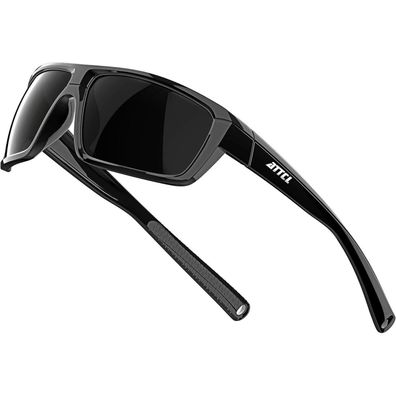 Sonnenbrille Herren Polarisierte UV400 M Schwarz Non-verspiegelt