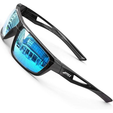 Sonnenbrille Herren Polarisierte UVSchutz J2021-blue Verspiegelt
