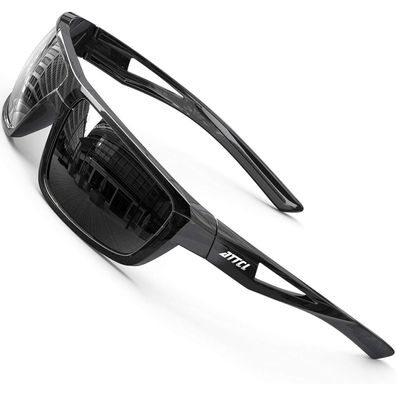 Sonnenbrille Herren polarisierte UV J2021-schwarz Non-verspiegelt