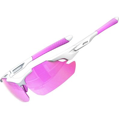 ATTCL Herren Sonnenbrille Polarisierte Sportbrille Ultraleicht UV-Schutz UV400 CAT 3