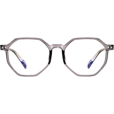 Computerbrille Damen Blaulichtfilter PC TV Handy Transparent+grau