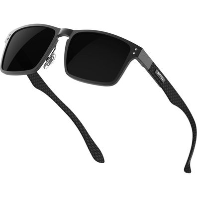 Sonnenbrille Herren Polarisierte UV400 8999-schwarz Unverspiegelt