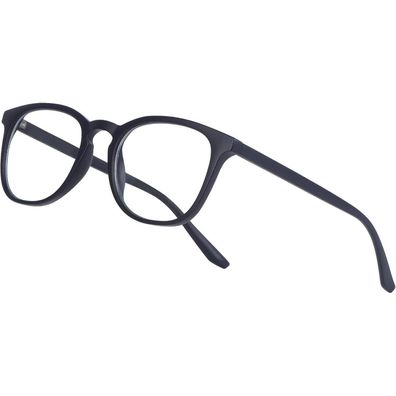 Computerbrille Blaulichtfilter Herren Damen Klassisch Schwarz