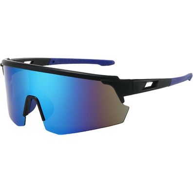 Fahrradbrille polarisiert UV400 winddicht blau