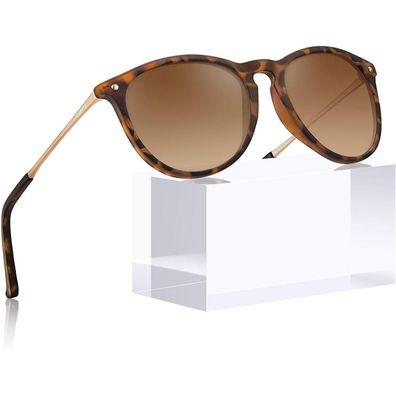Sonnenbrille Polarisierte Damen&schildpatt, arbverlauf Braun2