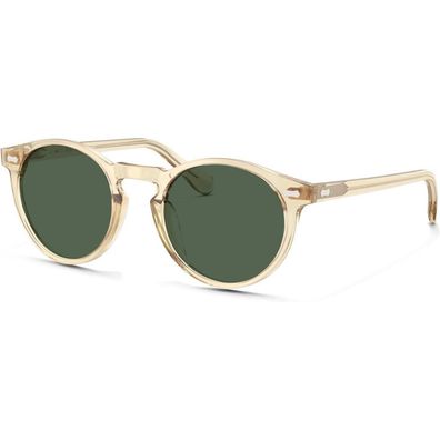 Sonnenbrille Runde Damen Polarisierte A Rahmen Transparent Linsen Grün
