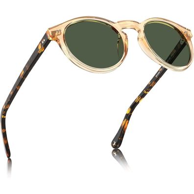 Sonnenbrille Herren polarisiert R2-rahmen: Schildpatt, insen: rün