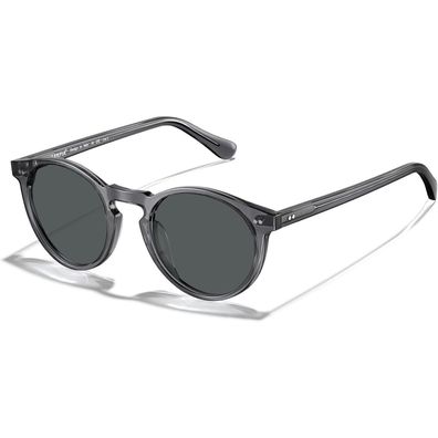 Sonnenbrille Herren polarisiert R6-rahmen Hellgraue Farbe Linsen Grau