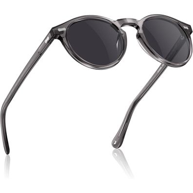 Sonnenbrille Herren Polarisiert Retro H15-bräunlich Grau?grau Linsen